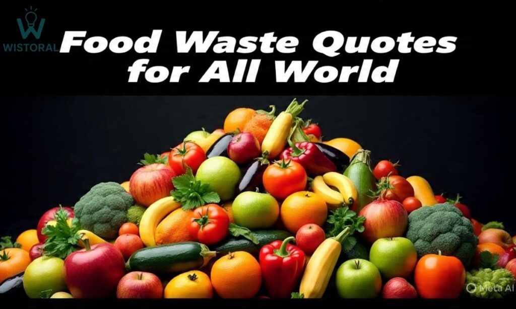 🌏 Food Waste Quotes for All World
