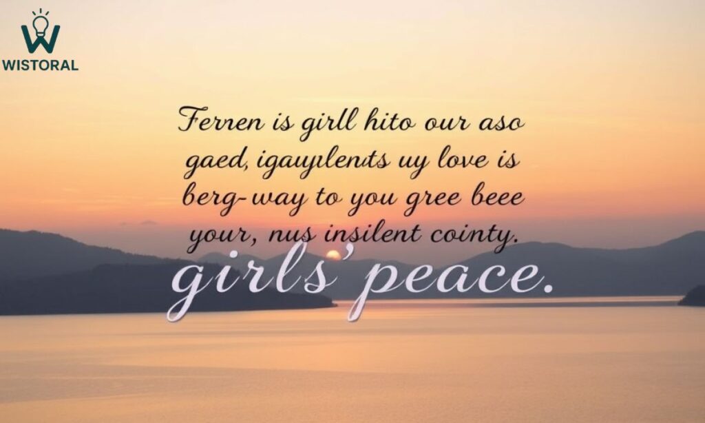 Girls' Peace Quotes for Instagram