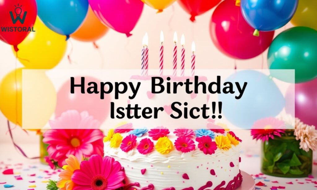 Happy Birthday Wishes and Captions for Sister