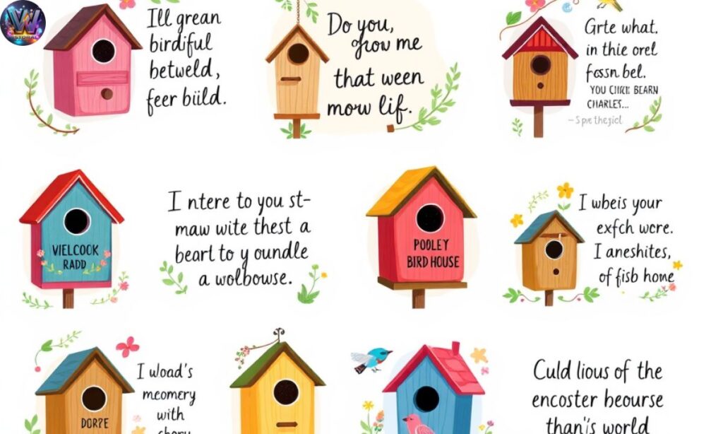 Motivational & Inspiring Bird House Quotes
