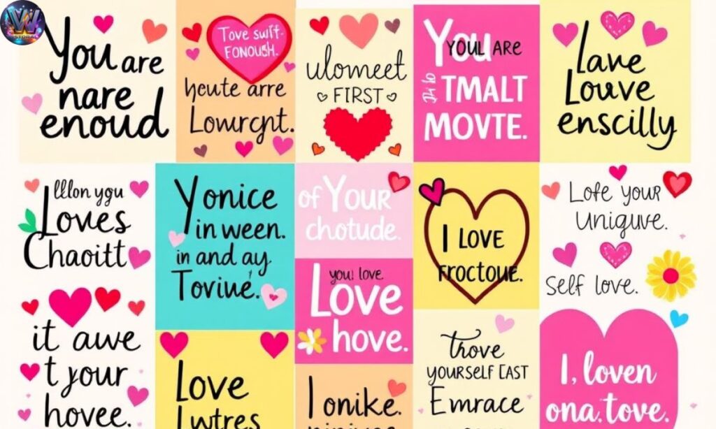 Self-Love Quotes from Pinterest