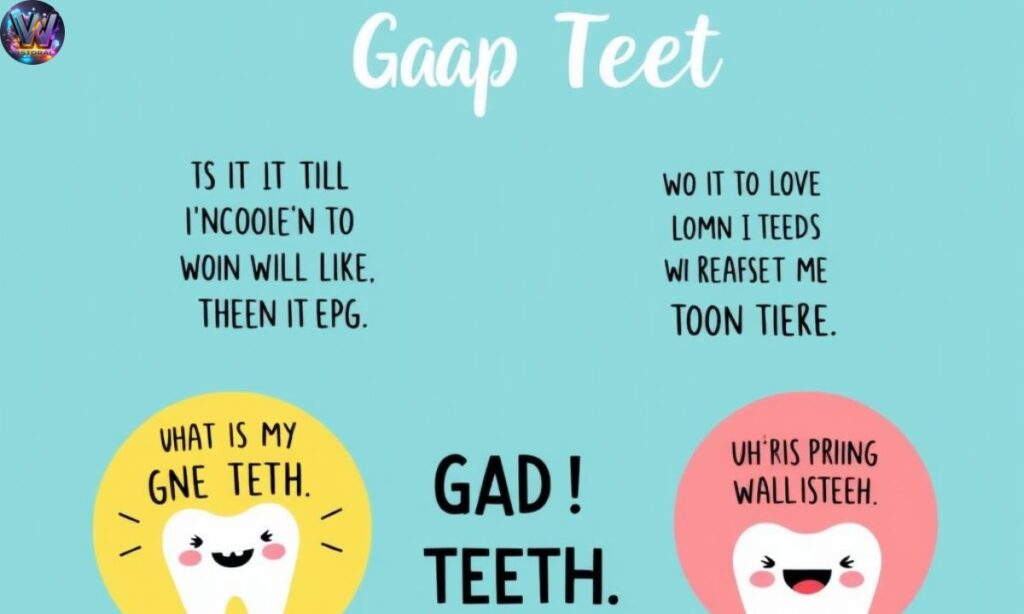 Unique & Clean Gap Teeth Quotes