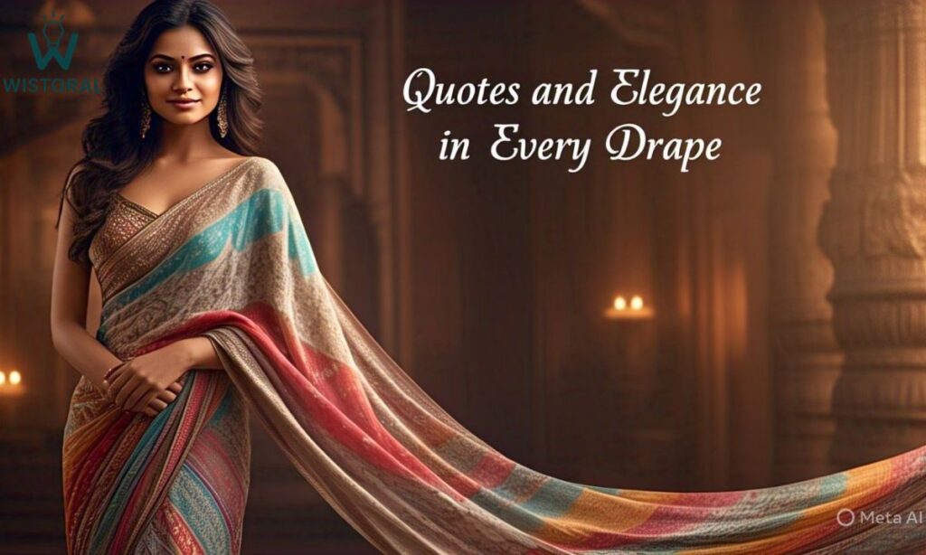 Beautiful Saree Caption: Quotes and Elegance in Every Drape