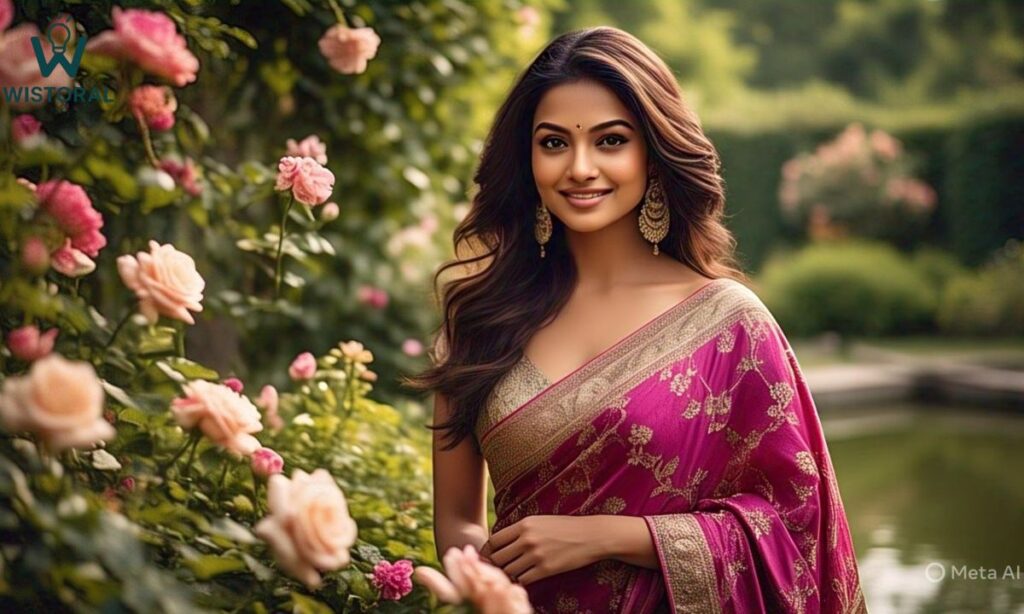 Caption for Saree Look 👗